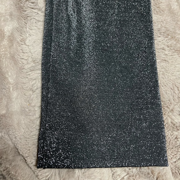 Worthington women’s silver glitter stretch pants. Size Medium - Picture 4 of 6